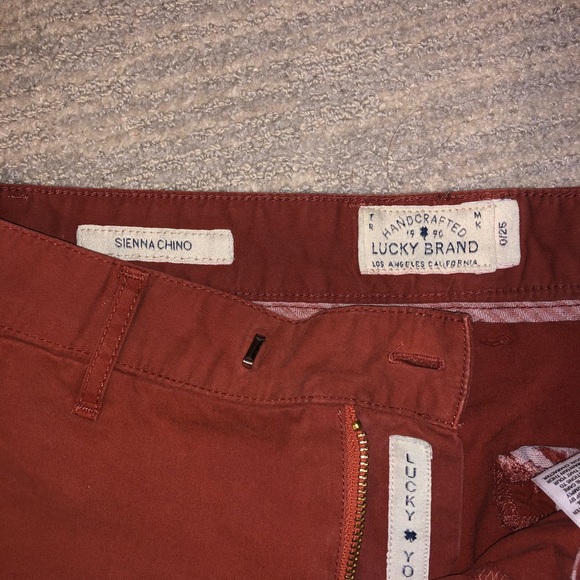 🔮5 for 💲30 Lucky Brand Patchwork rust color shorts - Picture 3 of 6